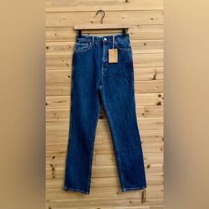 NWT Reformation Size 26/2 Pamela Ultra High Rise Comfort Stretch Straight Jeans